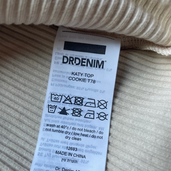 DR DENIM Revolve Katy Top Long Sleeves XS - Picture 7 of 8